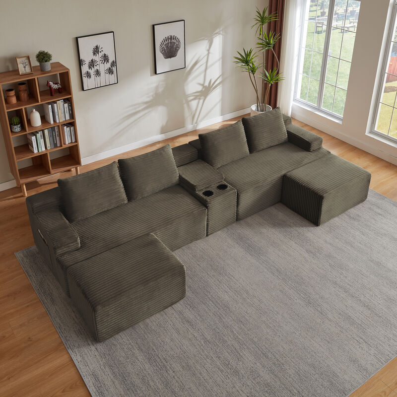 Zossox U-Shaped Sectional Sofa image number 1