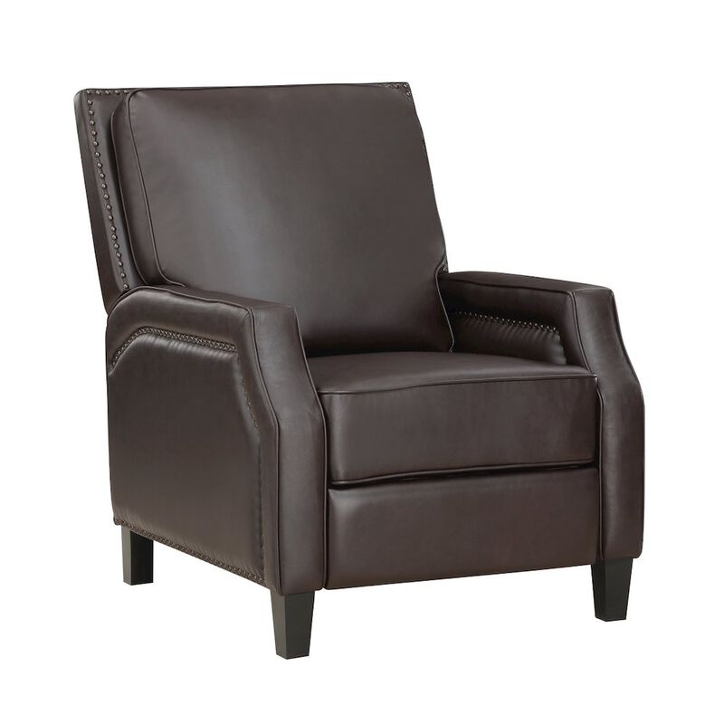 Lexicon Berenson Faux Leather Push Back Recliner