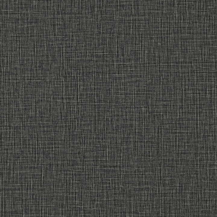 Eagen Black Linen Weave Wallpaper
