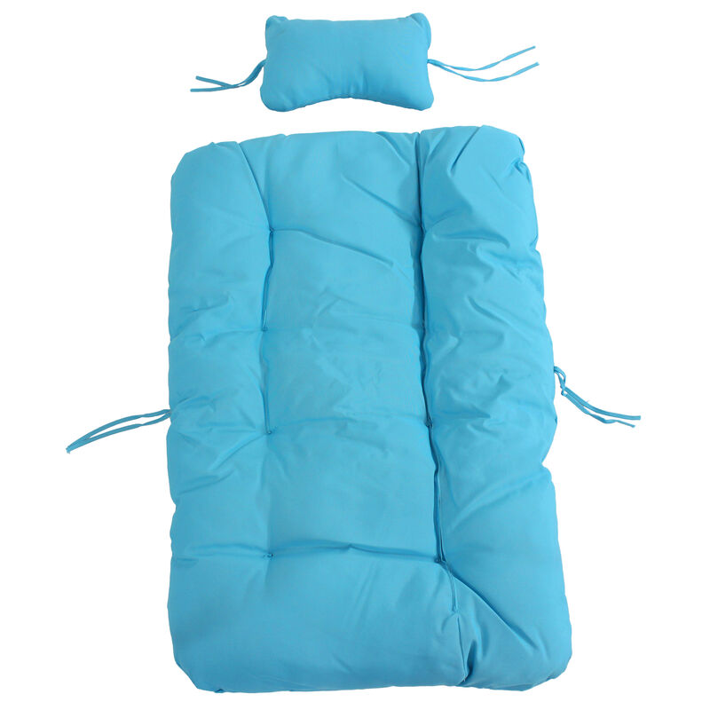 Sunnydaze Julia Egg Chair Replacement Seat and Headrest Cushions