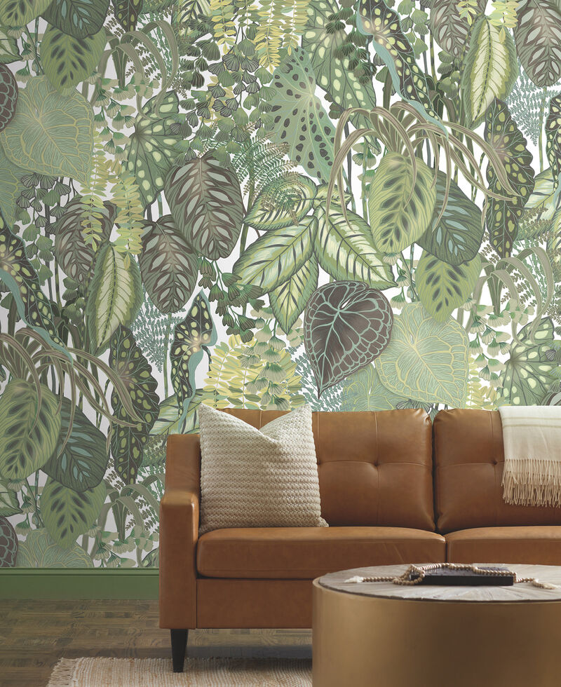 Greenery Cotton Wall Mural image number 2