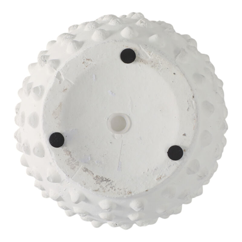 8" Bubble Rough Finish Planter,white image number 5