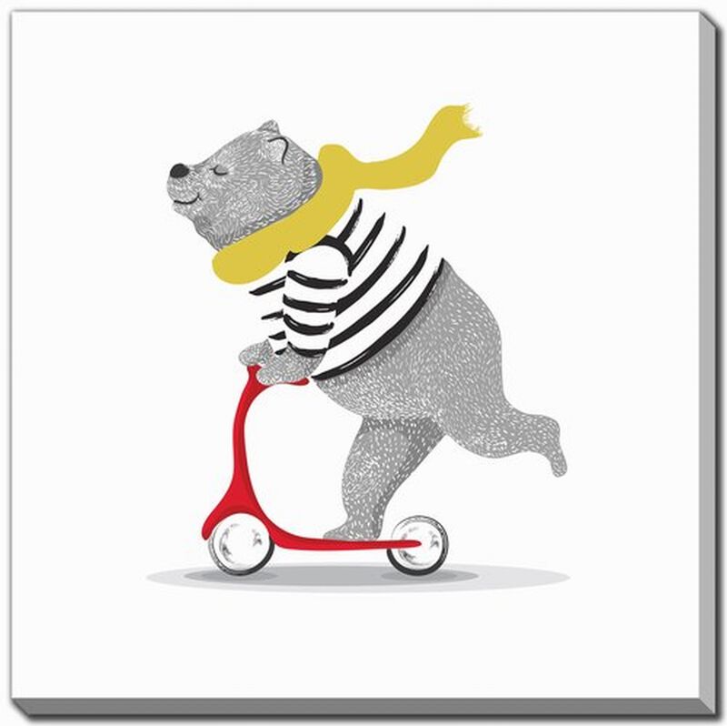 Bear On Scooter 2