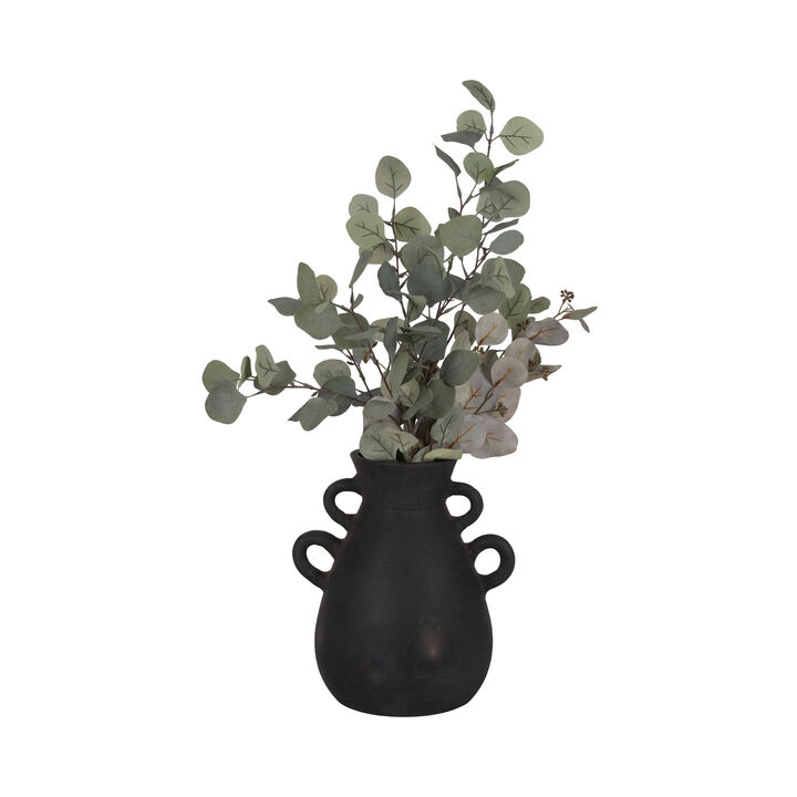 12" Vase With 4 Handles