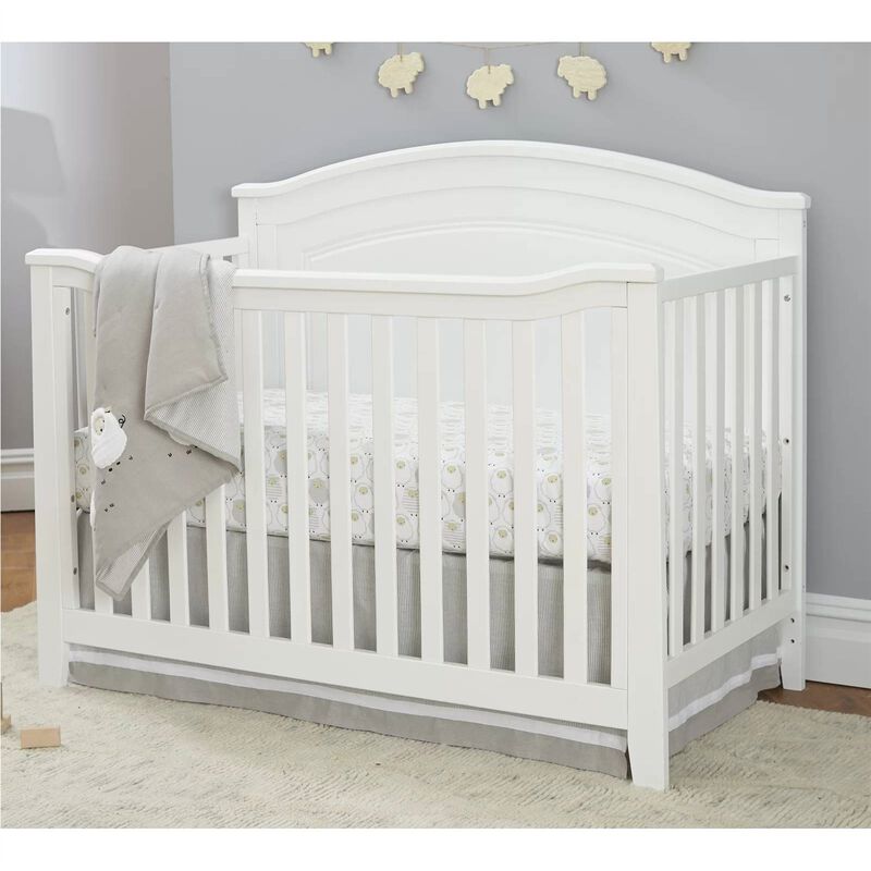 SF Home Solid Wood Crib with Convertible Features &ndash; Toddler Bed Sold Separately