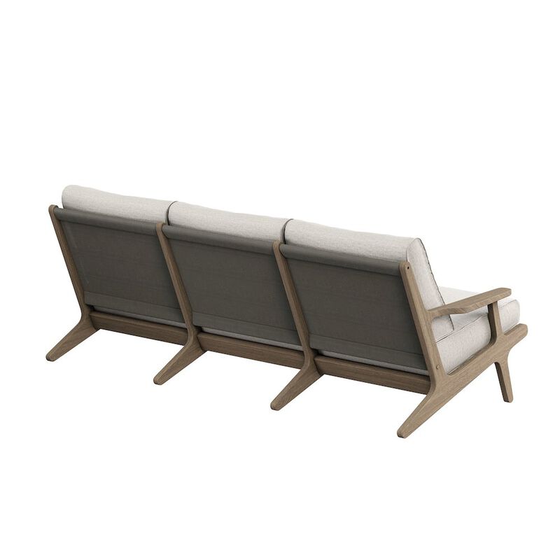 Saratoga Outdoor Patio Teak Sofa image number 4