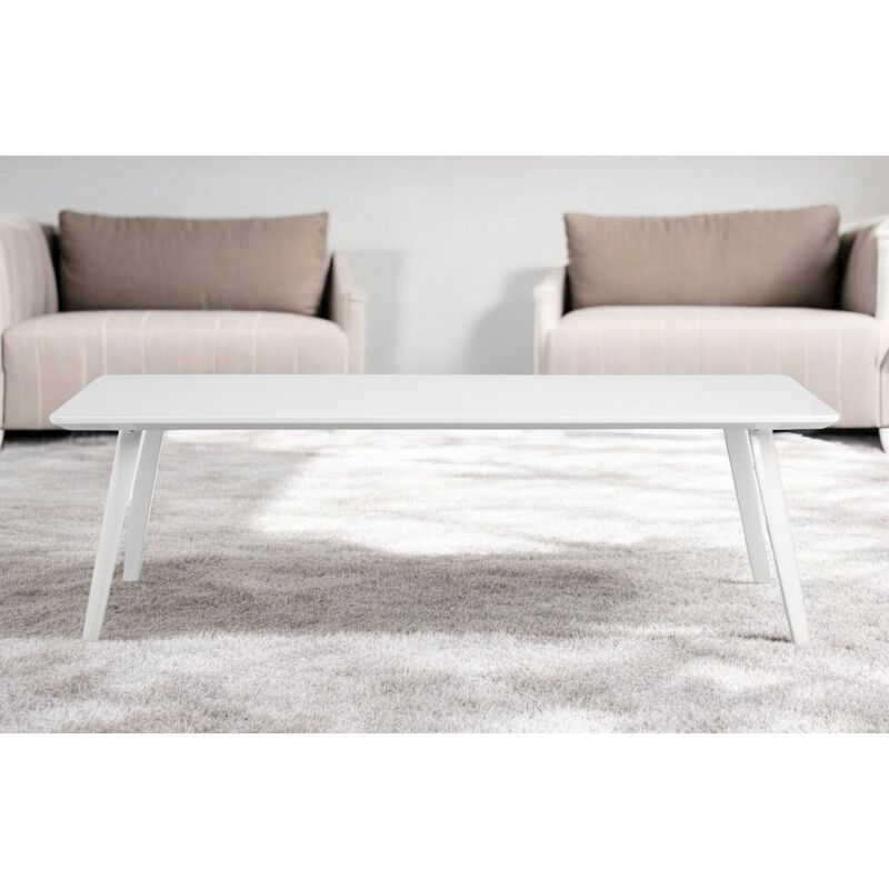 Pangea Home Hal Coffee Table White