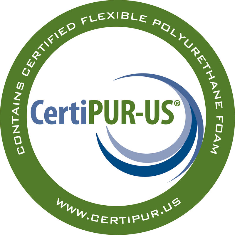 contains certified flexible polyurethane foam. CertiPUR-US image number 3