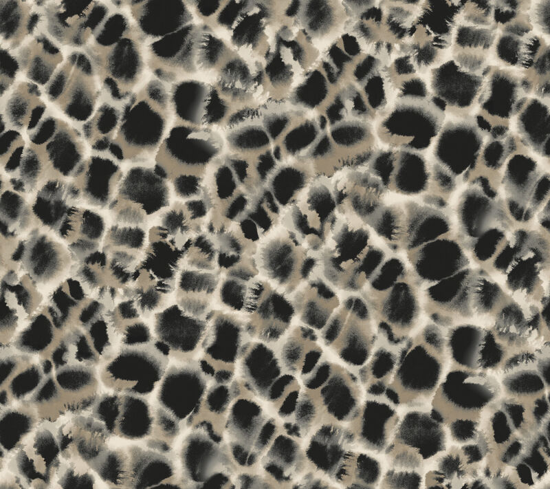 Leopard Rosettes Black Wallpaper image number 0