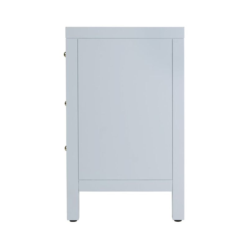 Butler Specialty Nora 25 in. W Rectangular Wood 3 Drawer Nightstand, Light Blue image number 5