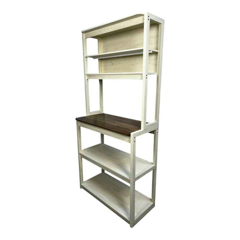ELEMENT ACE 5-Tier Bakers Rack for Kitchen with Storage Shelves, Multipurpose Microwave Stand, Coffee Bar Station for Organizing Cookware and Baking Essentials image number 6