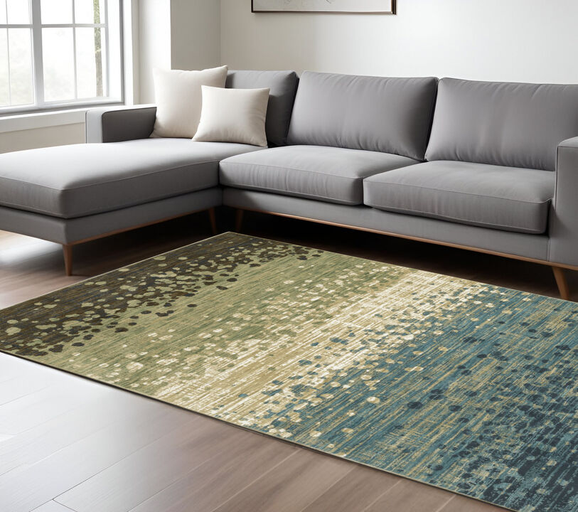 HomeRoots Abstract Area Rug