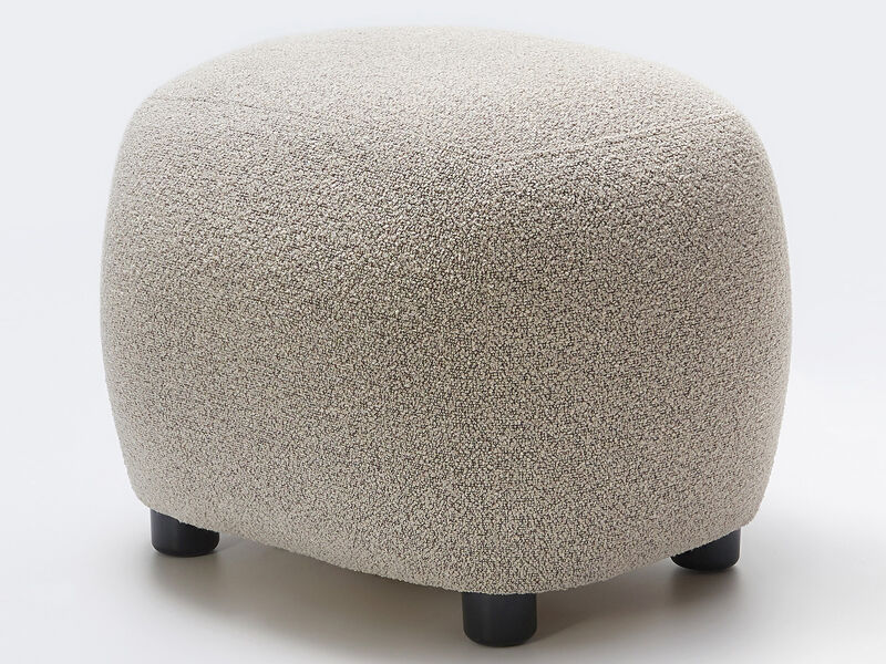 Elmer Boucl&eacute; Ottoman image number 0