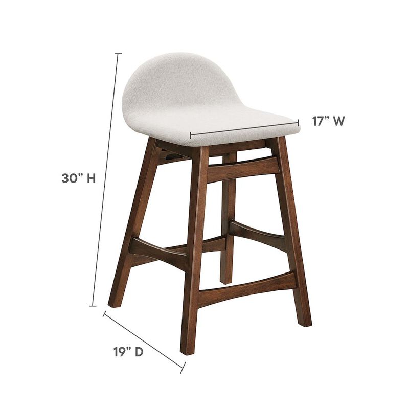 Juno Wood Counter Stool Set of 2 image number 1