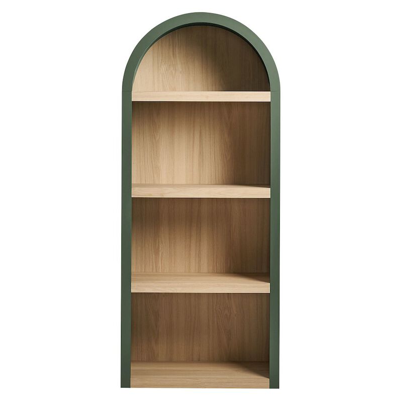 Caleb 4 Arched Display Shelf Bookcase image number 4