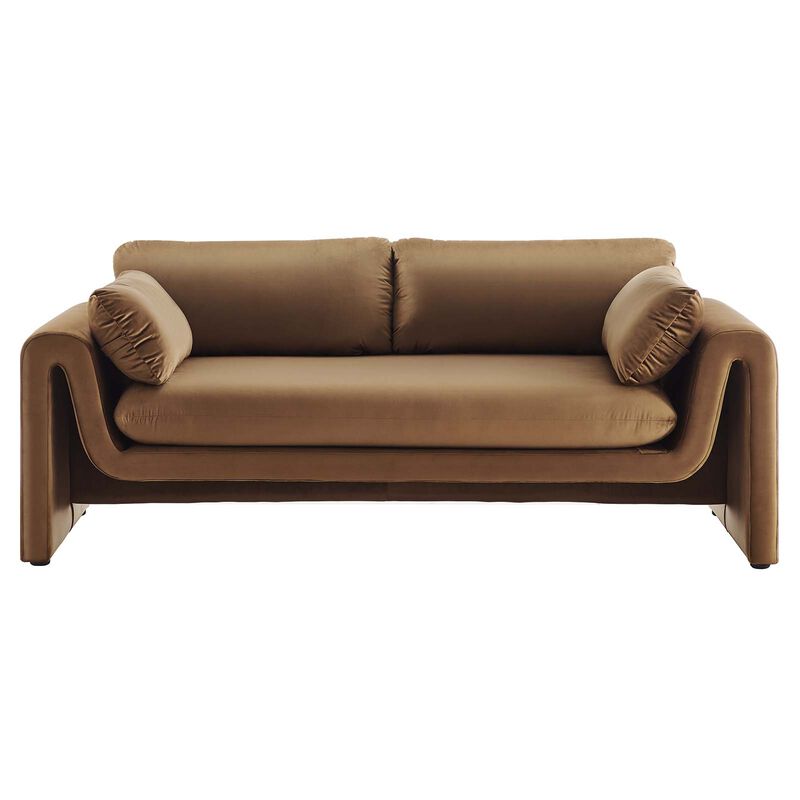 Waverly Performance Velvet Sofa image number 0