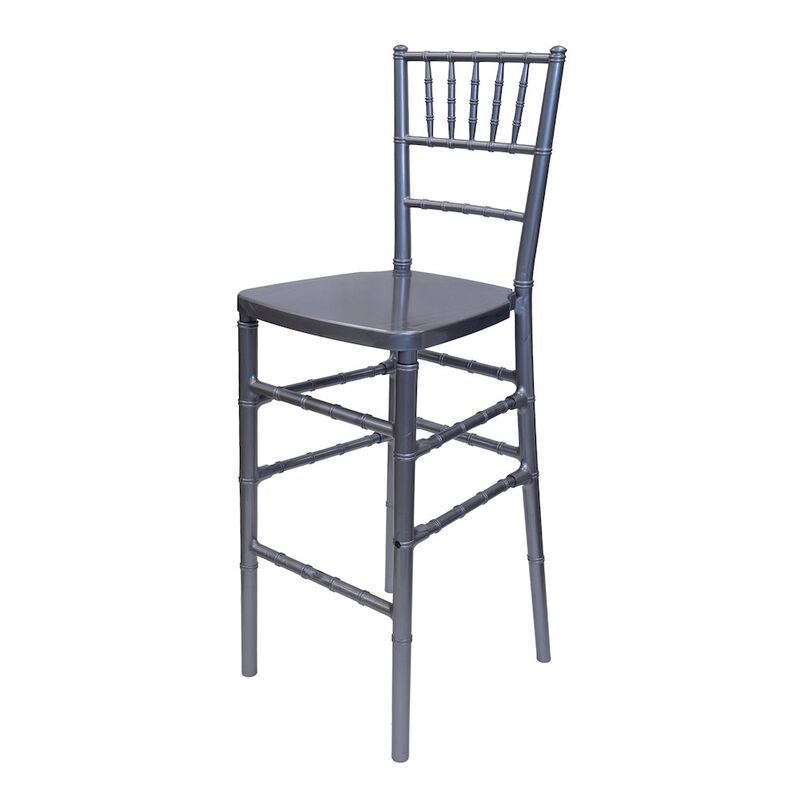 Commercial Seating Products Chiavari Barstool In Silver