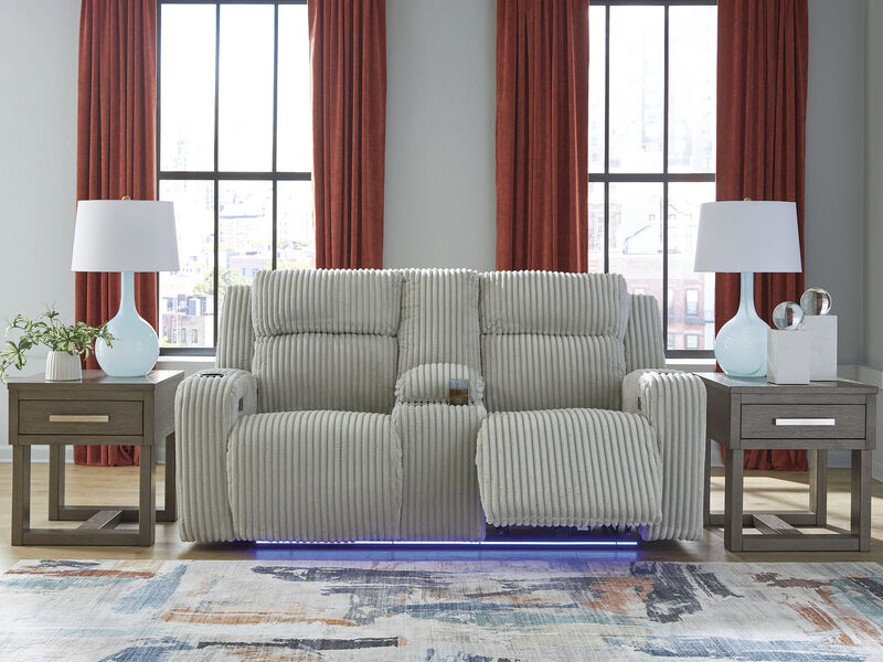 TwinBrooke Power Reclining Loveseat with Console image number 1