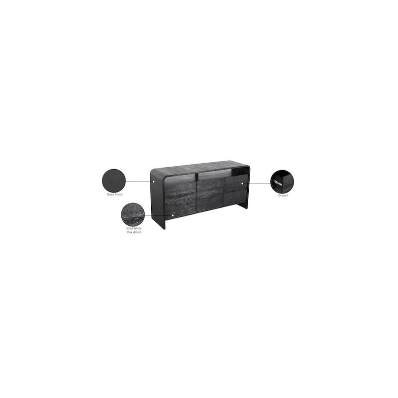 Meridian Furniture Cresthill Black Dresser