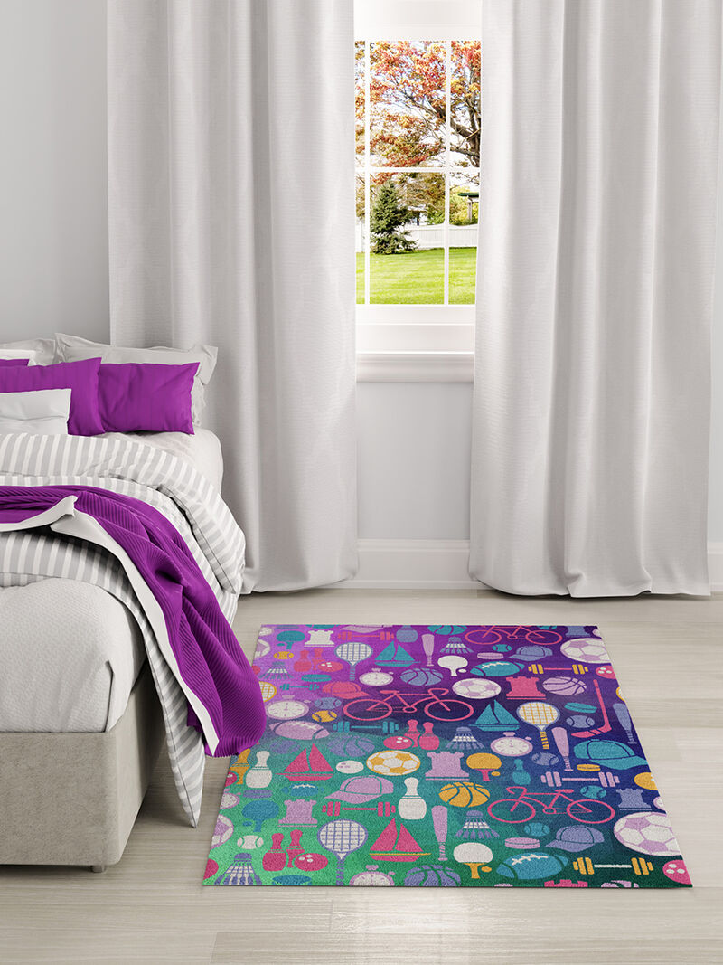 Imagination IMA07 Purple 3'5" x 5' Rug