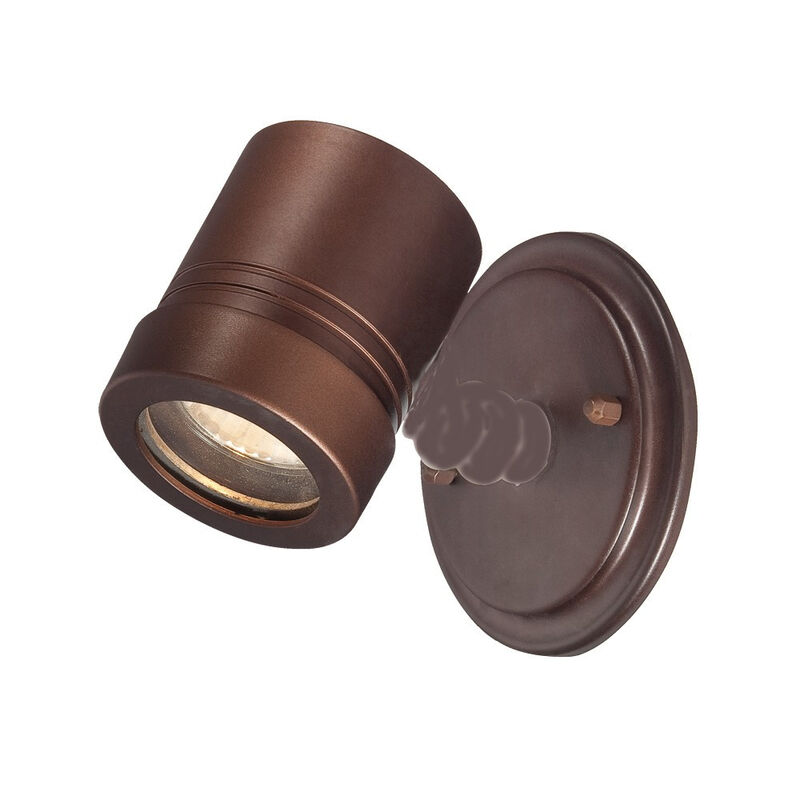 Hivvago Antique Bronze Cylinder Wall Spotlight