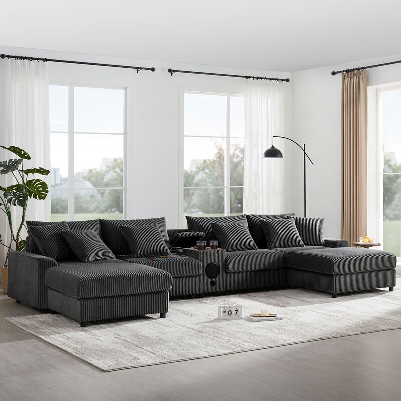 Riwamp U-Shaped Sectional Sofa image number 1