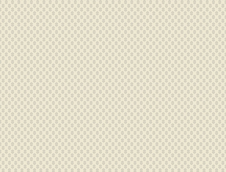 Brioni Cream Floral Stamp Wallpaper