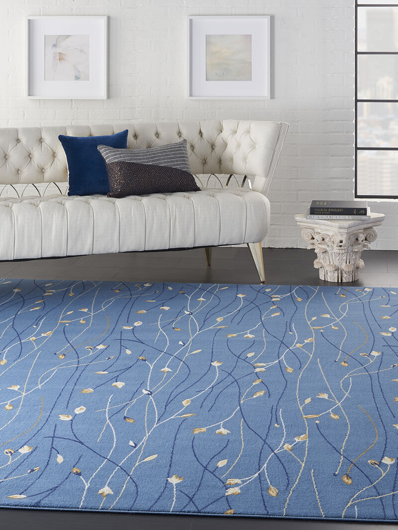 Grafix GRF15 Light Blue 7'10" x 9'10" Rug