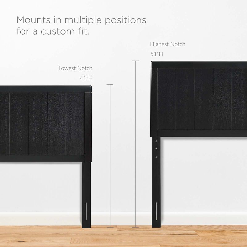 Modway - Alana Full Wood Platform Bed With Splayed Legs image number 6