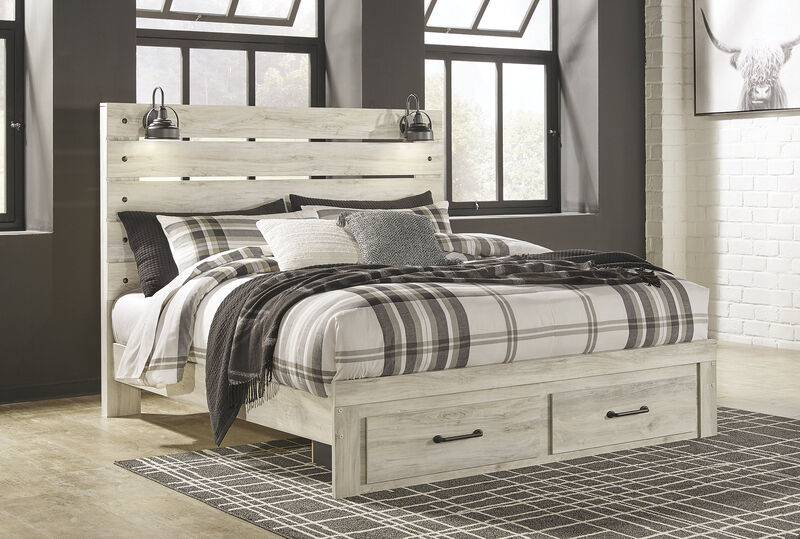 Cambeck King Panel Storage Bed image number 1