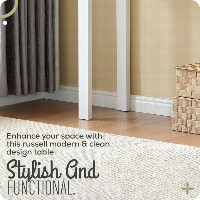 Kings Brand Furniture Russel Long Console Table - Minimalist and Slim Entryway Table for Decorative Displays, Sofa Table