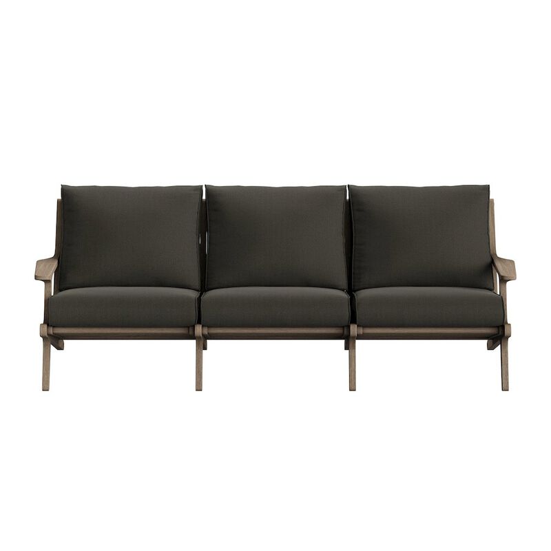Saratoga Outdoor Patio Teak Sofa image number 5