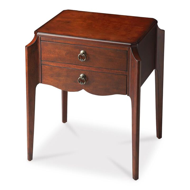 Butler Specialty Wilshire End Table, Dark Brown