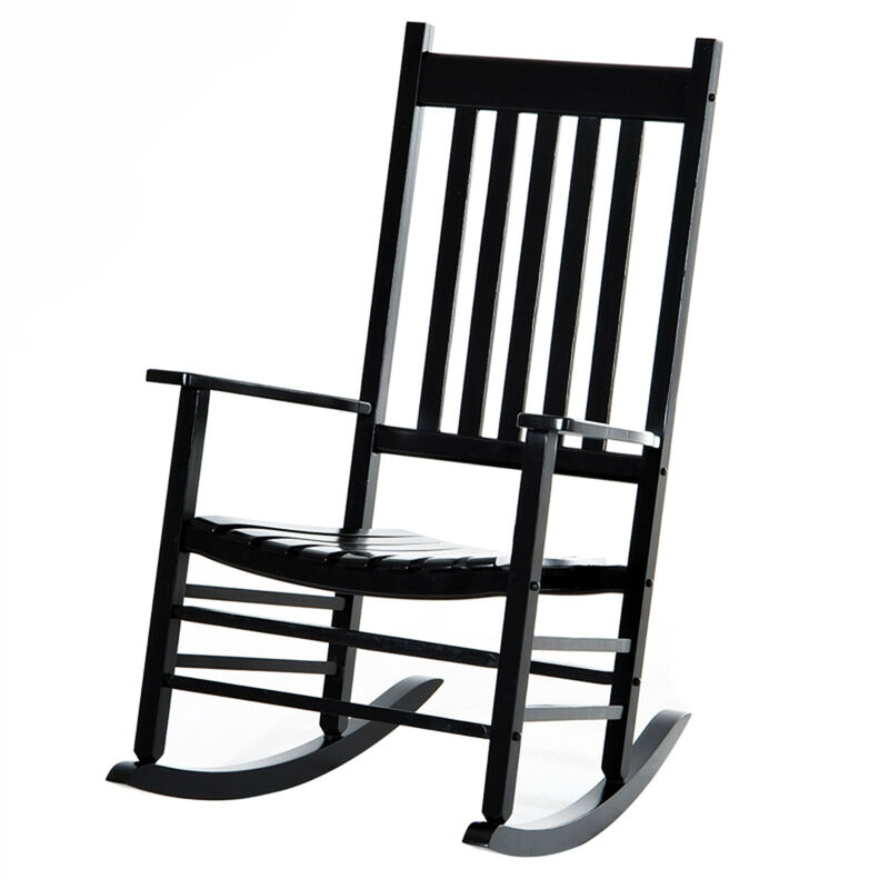 1PCS Heavy-Duty Rocking Chair, Durable and Comfortable Outdoor Rocker for Garden or Patio image number 0