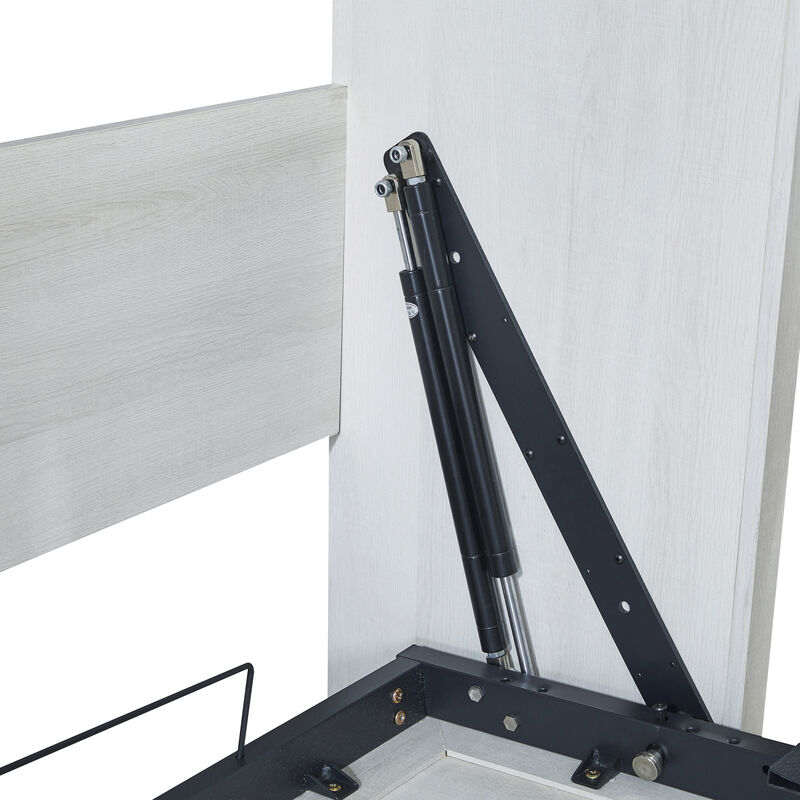 Merax Retro Style Murphy Bed  Wall Cabinet