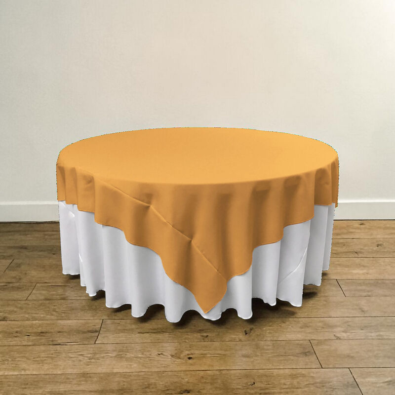 72-Inch Square Table Cover in Polyester Poplin for Kitchen or Parties image number 1