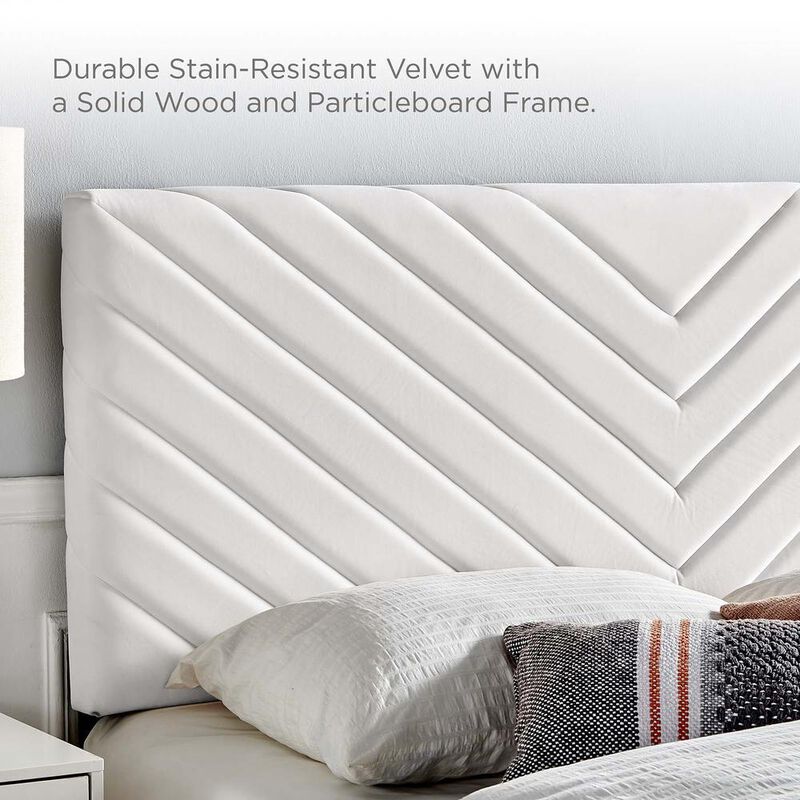 Tufted Performance Velvet King / California King Headboard image number 9