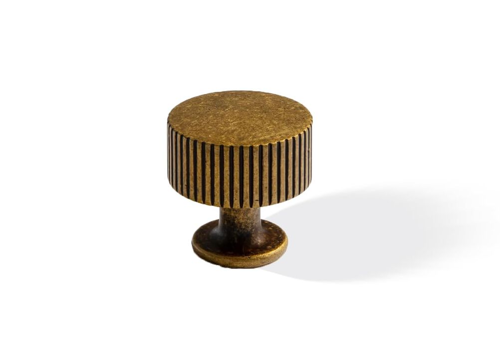 khtumeware Knob 10-Pack,Antique Brass Cabinet Pulls, Kitchen Drawer Handles, for Dresser cabinets, cabinets, Door cabinets, Hard