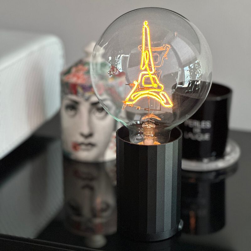 Bulb EIFFEL TOWER Amber with Base Table Lamp PORTABLE Pop image number 3