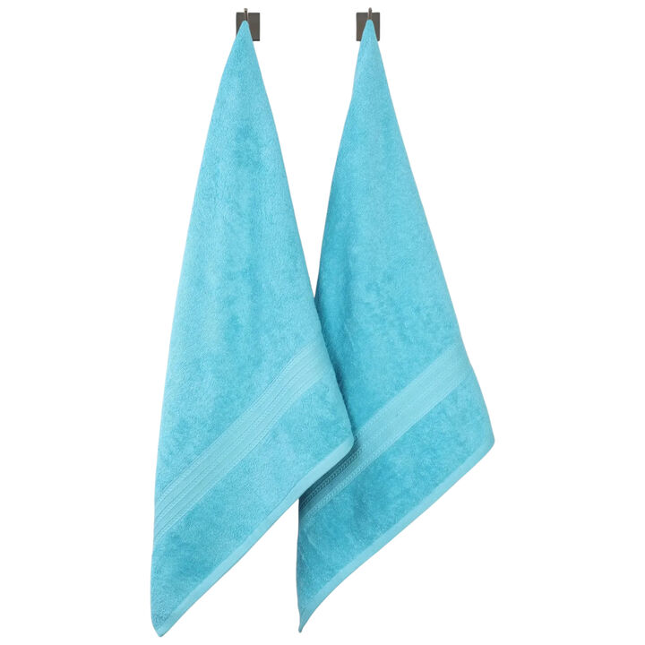 Ring-Spun Cotton 2-Piece Bath Sheet Set &ndash; Soft & Highly Absorbent