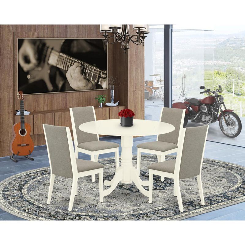 Dining Room Set Linen White