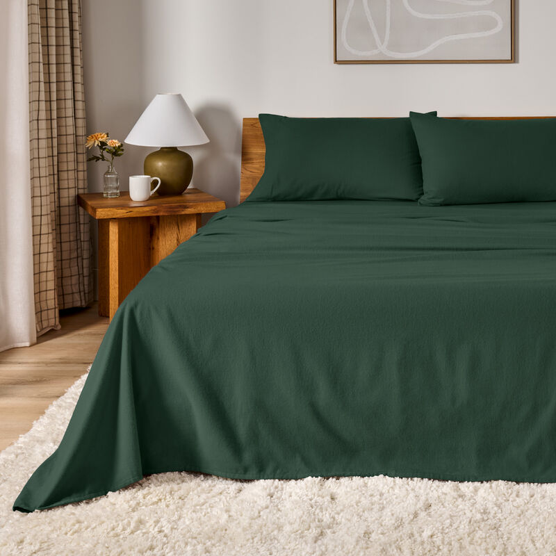 Soft & Cozy 100% Cotton Flannel Sheet Set image number 3