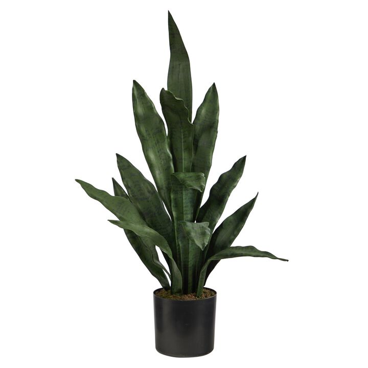 Nearly Natural 2-ft Sansevieria Artificial Plant