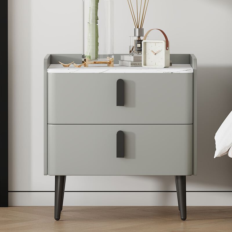 Merax Nightstand with 2 Drawers
