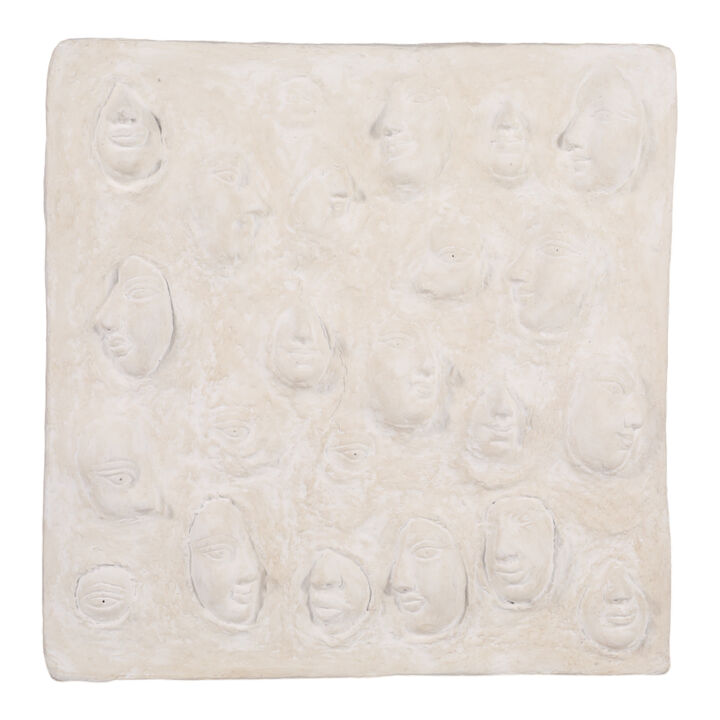 Faces Paper Mache Wall Art