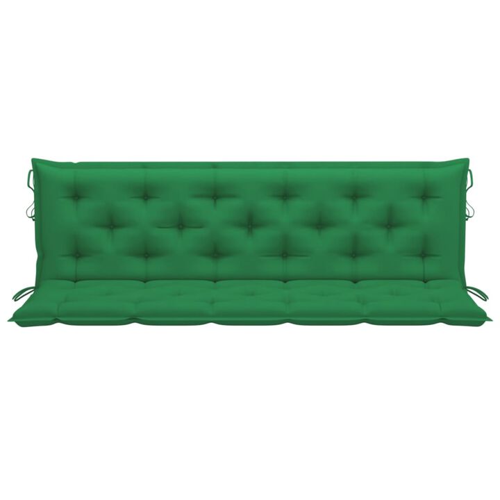 vidaXL Cushion for Swing Chair Green 70.9" Fabric