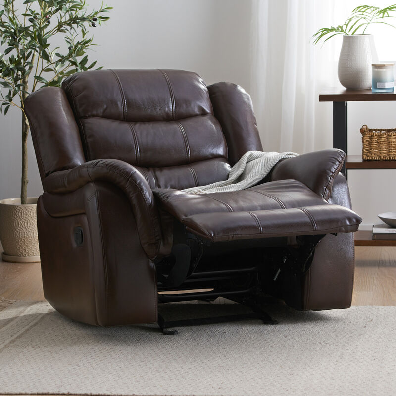 Merax Classic Oversized Glider Recliner
