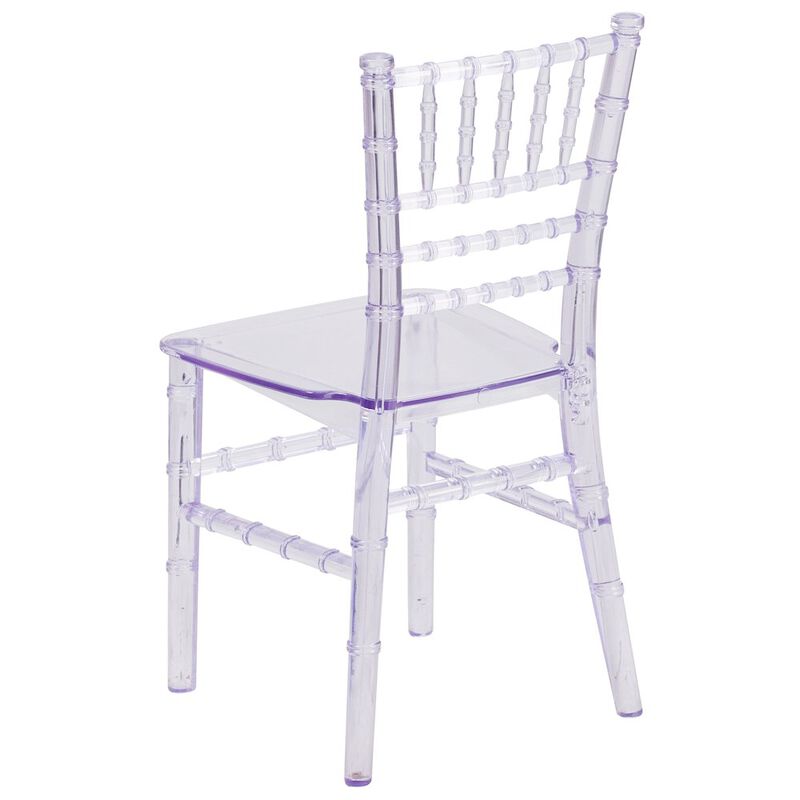 Flash Furniture Child's Crystal Resin Party and Event Chiavari Chair for & Residential Use image number 4