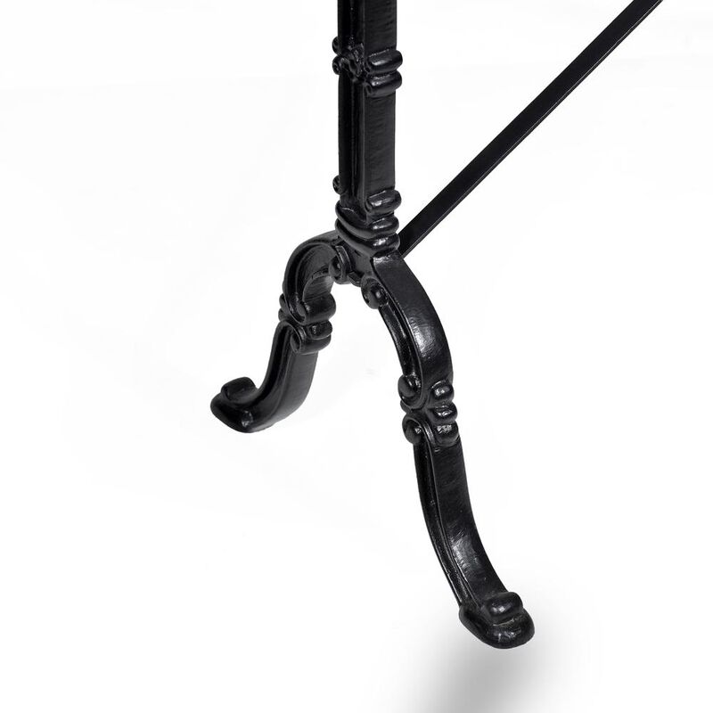 Carolina Living Vera Marble Top Console Table - White/Black