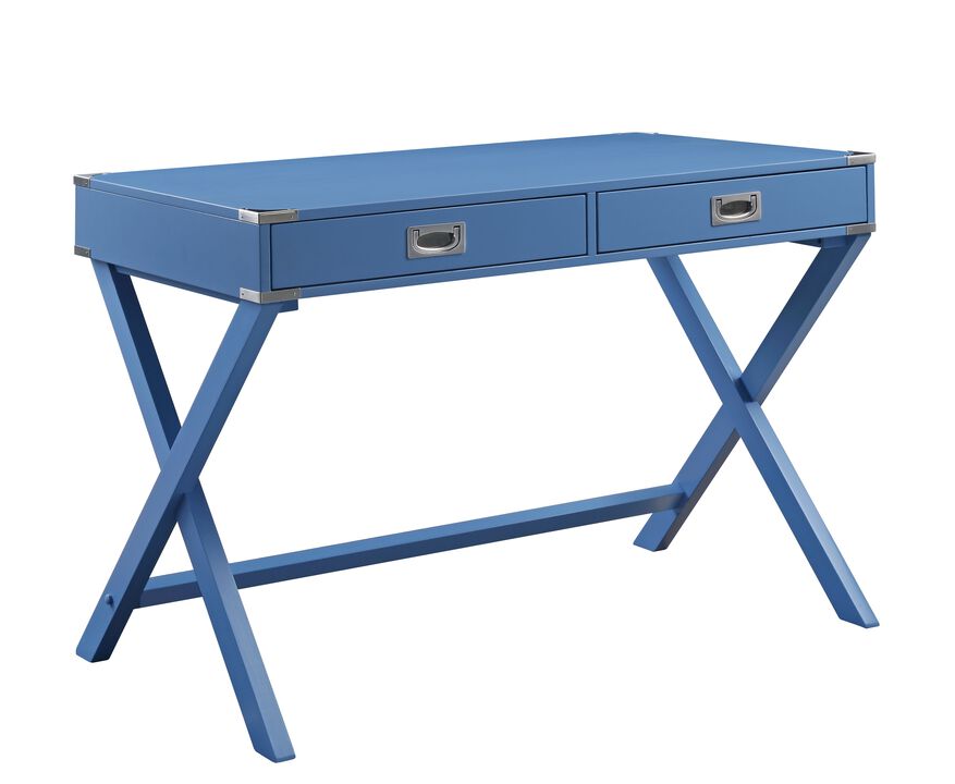 ACME Amenia Writing Desk(Same AC00907), Blue Finish